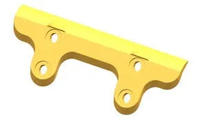 Placa de desgaste da placa superior 1U0593TP Caterpillar