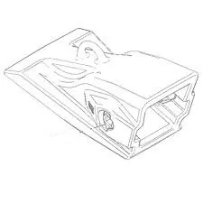 385-4813 Dente longo deslocado Caterpillar 994390 A200