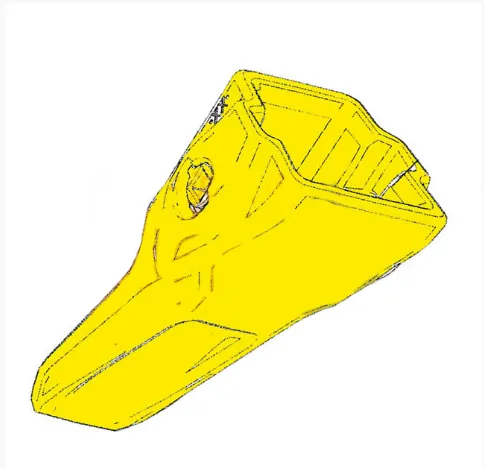 505-4014 Escavação geral e carregamento de dentes Cat Advansys A110