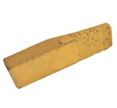 Dente de ponta escarificadora de sobreposição de revestimento de tungstênio